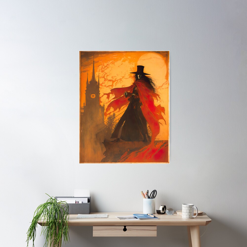 Vampire Hunter D Art Poster - Image 2