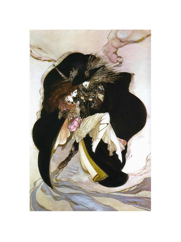 Yoshitaka Amano Vampire Hunter D Throw Pillow - Image 2