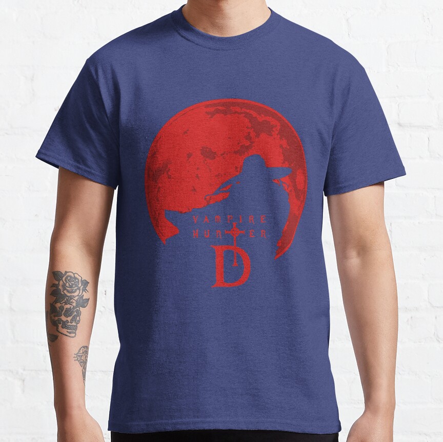 Logo Blood Vampire Hunter D Film Anime T-shirt - Image 5