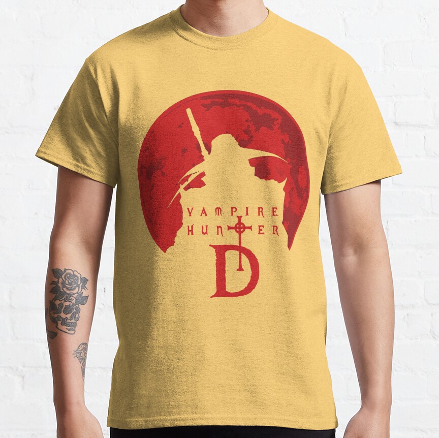 Lord Vampire Hunter D Film Anime Classic T-shirt - Image 7
