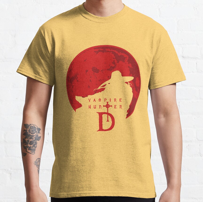 Logo Blood Vampire Hunter D Film Anime T-shirt - Image 7