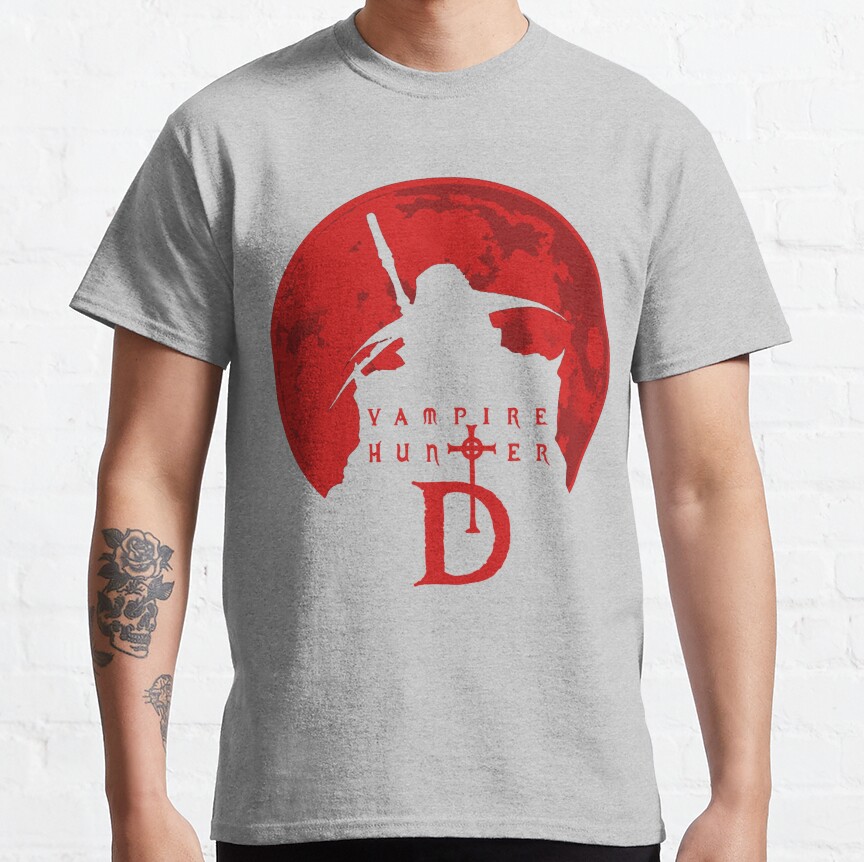 Lord Vampire Hunter D Film Anime Classic T-shirt - Image 4