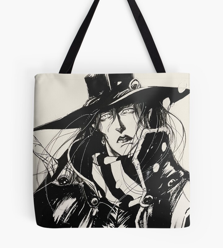 Vampire Hunter D Bw Tote Bag