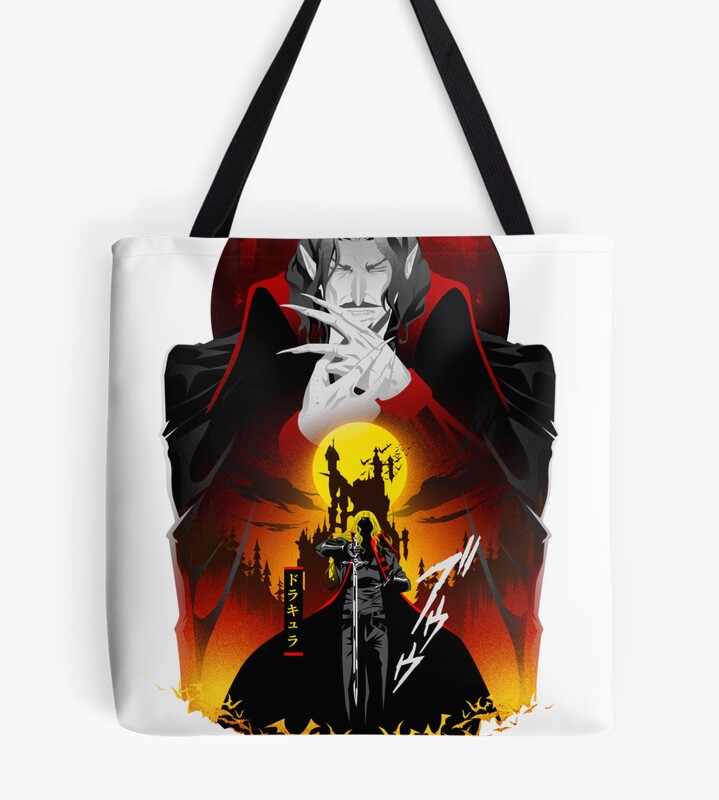 Vampire Hunter D Dracula Castlevania Tote Bag