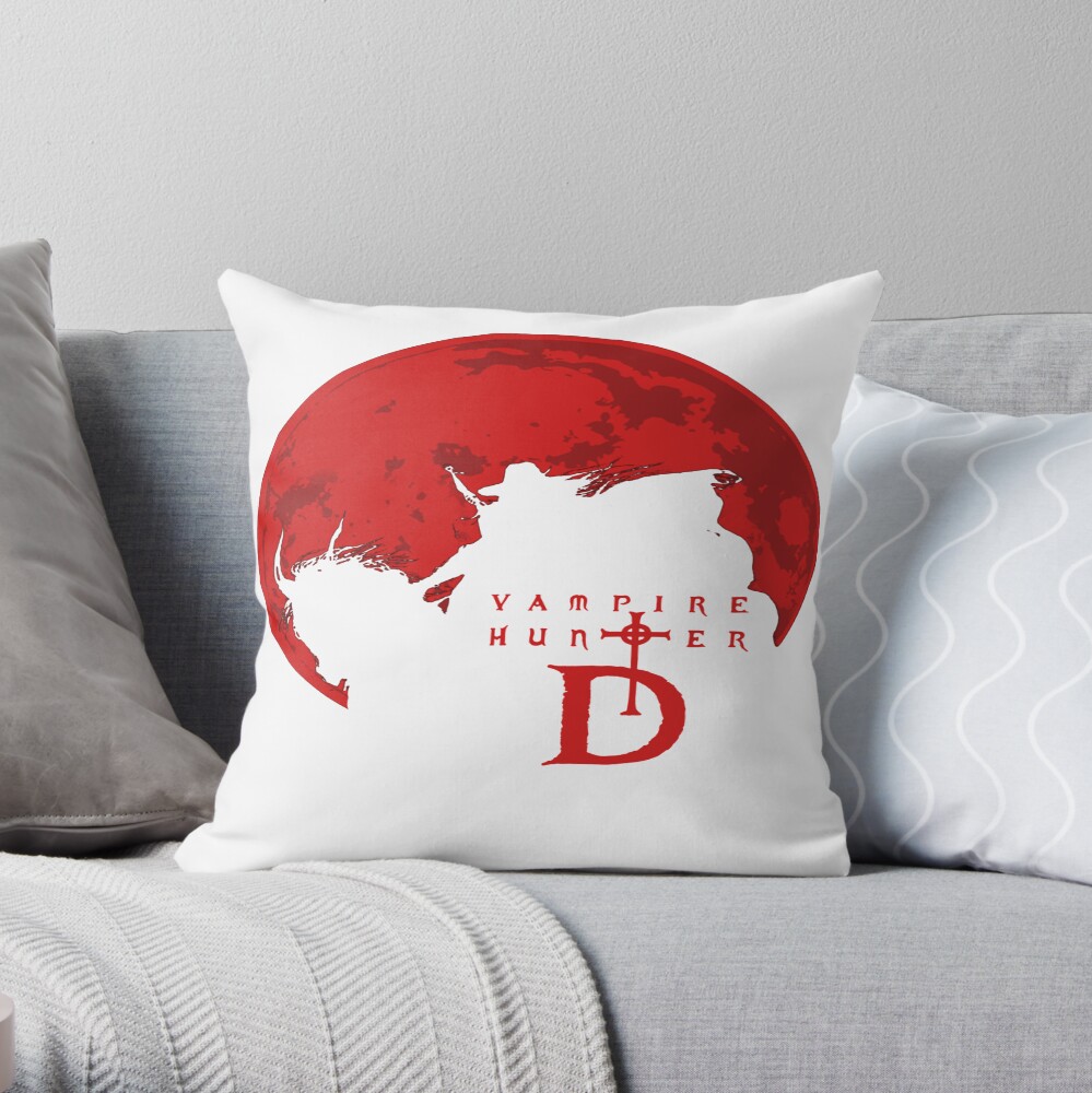 Vampire Hunter D Film Anime Art Throw Pillow