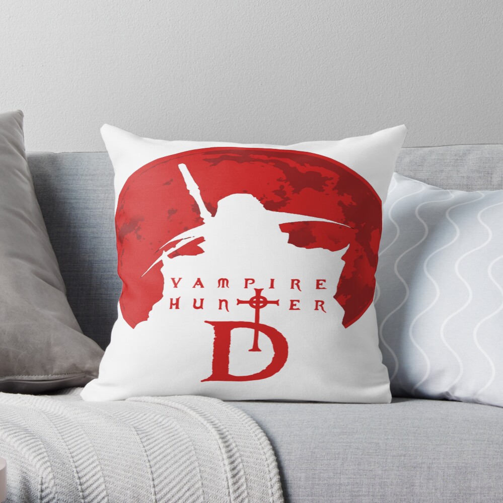 Lord Vampire Hunter D Film Anime Classic Throw Pillow